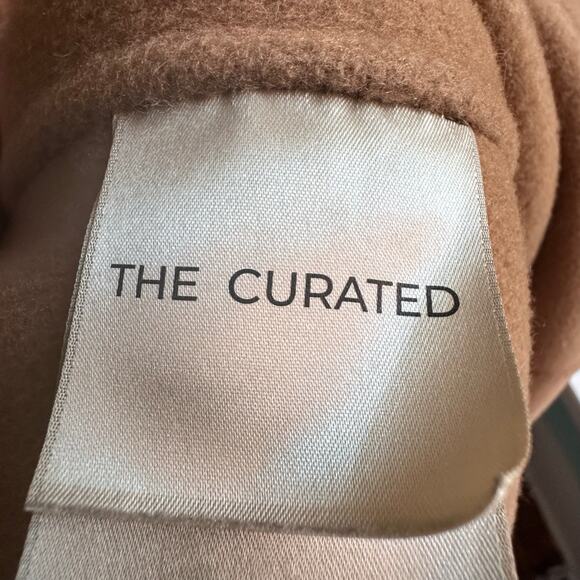 The Curated The Boyfriend Wool Cashmere Coat Camel - Picture 7 of 9